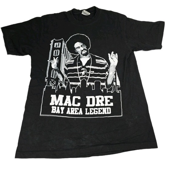 Mac Dre Bay Area Legend T Shirt Shaka Wear Large Hip Hop‎ Rap Graphic Tee